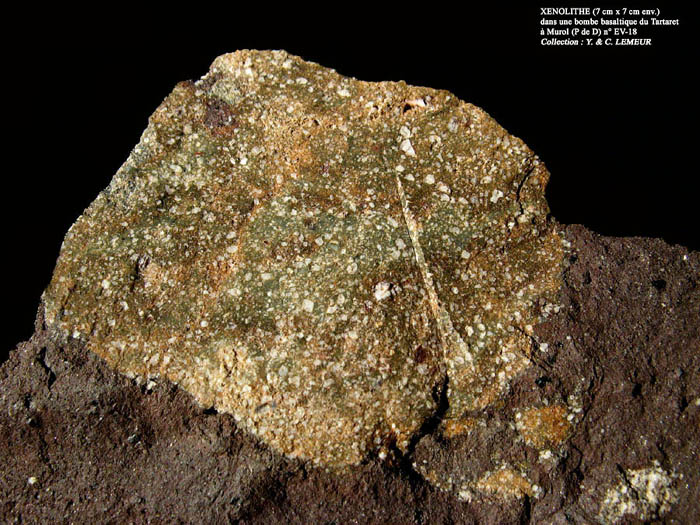 Fichier:Basalte et fragment du socle.jpg